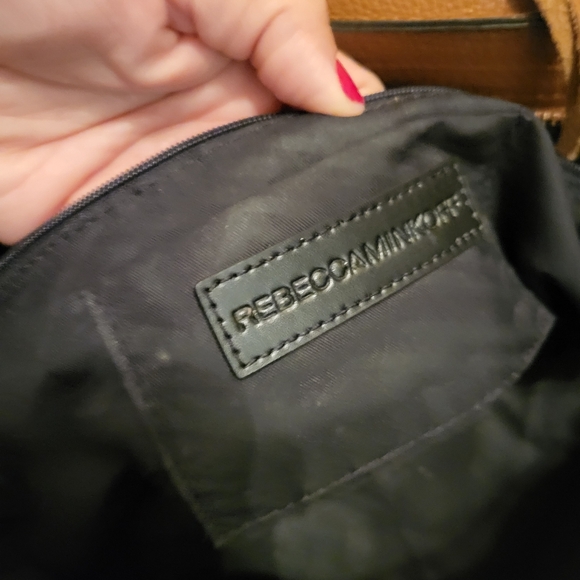 Rebecca Minkoff Regan Brown Leather Satchel Shoulder HandBa - Picture 5 of 7